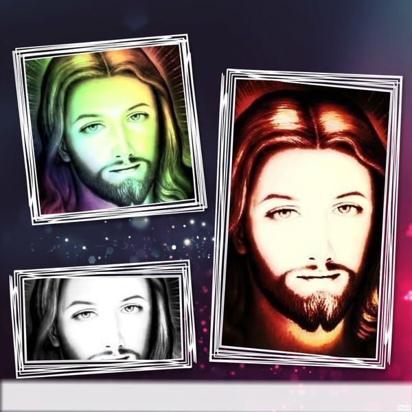 JESUS CRISTO TE AMA Photomontage