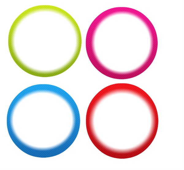 círculos coloridos Fotomontage