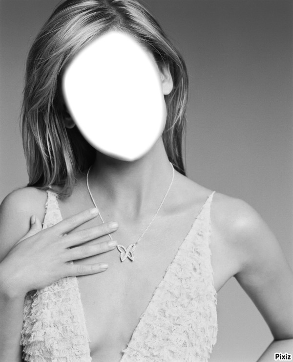 blonde anonyme Montage photo