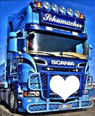 Schumacher Scania F1 Photomontage