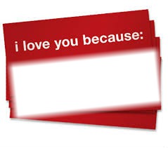 I LOVE YOU BECAUSE or mutia weisakha bumi Photo frame effect