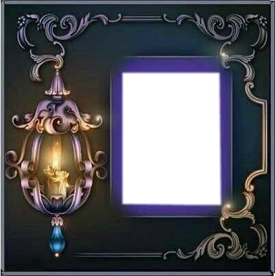 candle light Photo frame effect