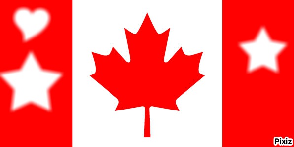 drapeau du canada Fotomontagem