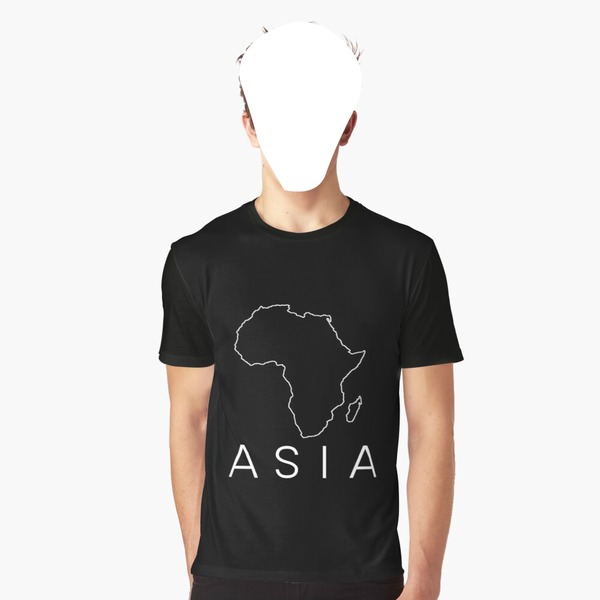 asia africa shirt Montaje fotografico