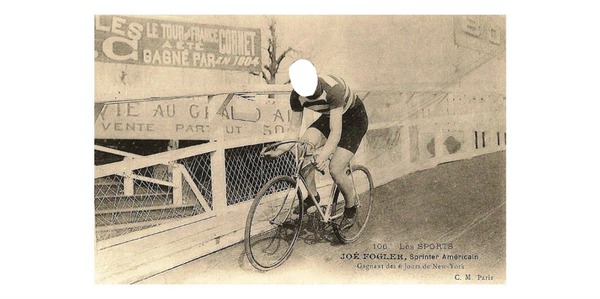 cycliste Fotomontage