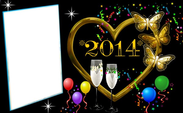 Bonne Année 2014* Fotomontage