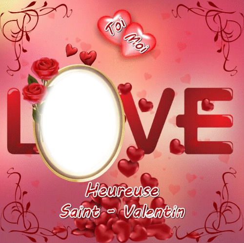 1 photo st valentin love amour iena Fotomontaža