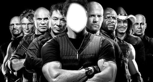 The expandables 2 Photo frame effect