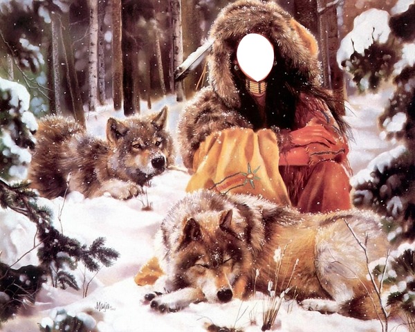 wolves Fotomontáž