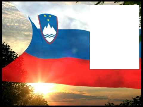 Slovenia flag Photomontage