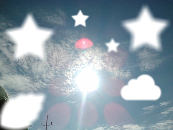 Ciel Sky Gothika cadre Photo frame effect