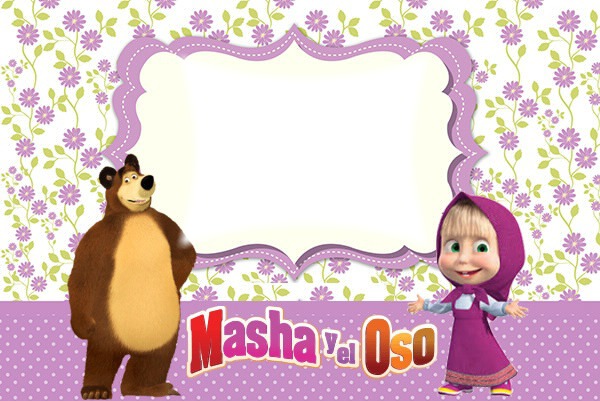 masha y el oso Фотомонтаж