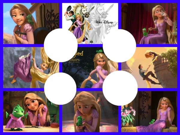 collage rapunzel Photomontage