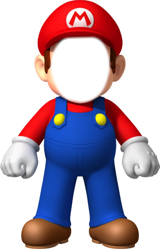 Mario Bros Fotomontāža