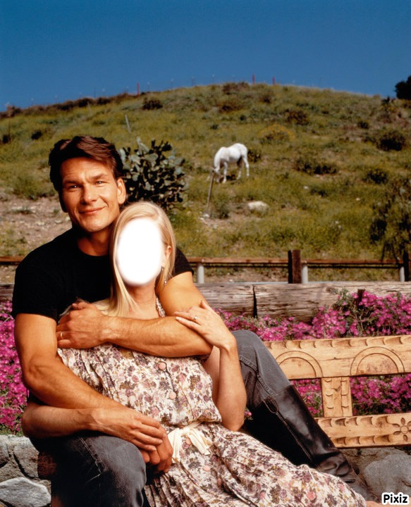 patrick et sa femme Photo frame effect
