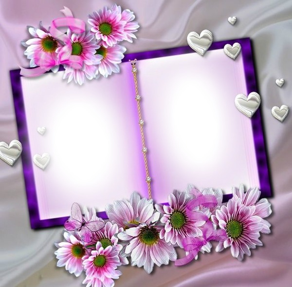 love book Photo frame effect