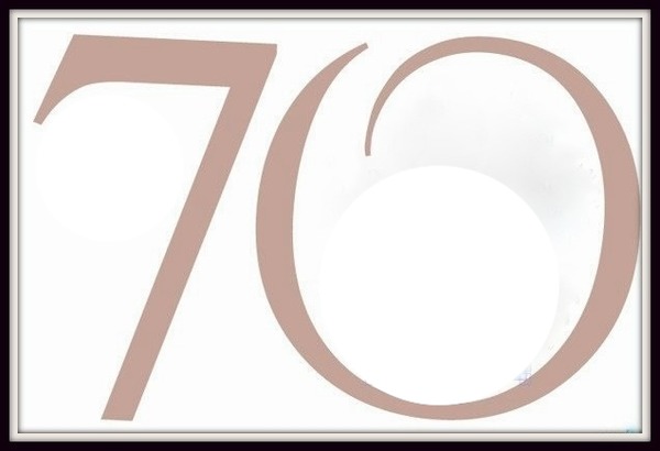 70 ans Photo frame effect