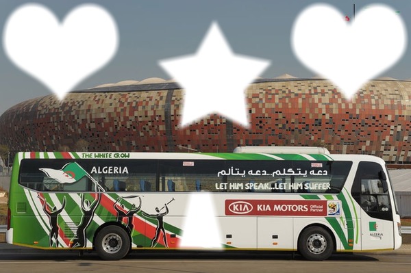 Bus Algerie Fotomontasje