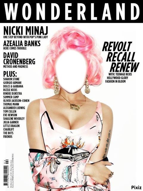 Nicki Minaj Fotomontage