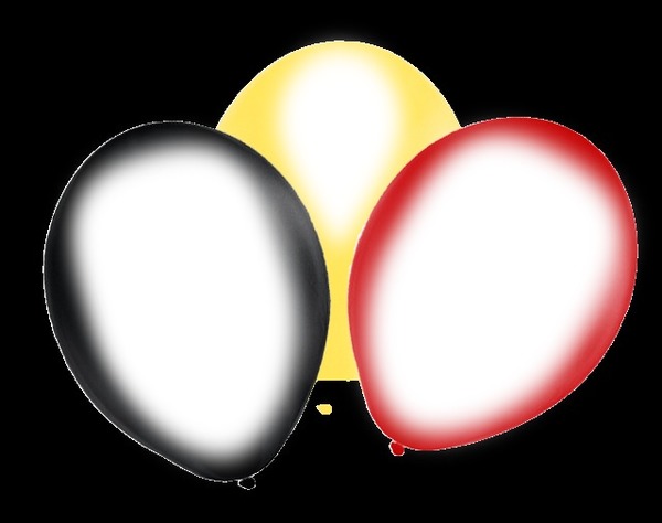 Ballon Belgique Fotomontasje