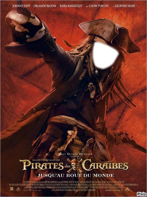 pirate des caraibes 3 フォトモンタージュ