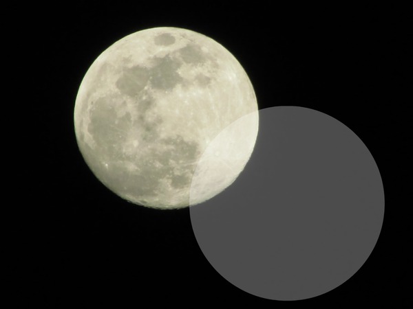 full moon Fotómontázs