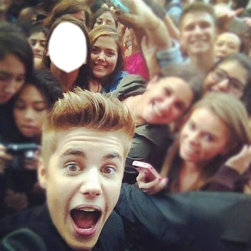 Justin Bieber e Beliebers Photo frame effect