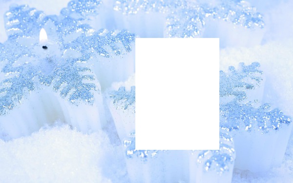 cadre hiver Photomontage