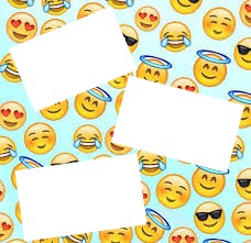 marcos de emojis Fotomontaža