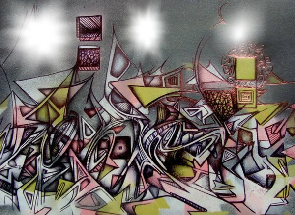 graffitis Valokuvamontaasi