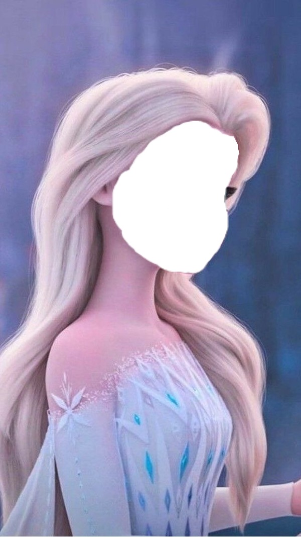 Elsa frozen 2 フォトモンタージュ