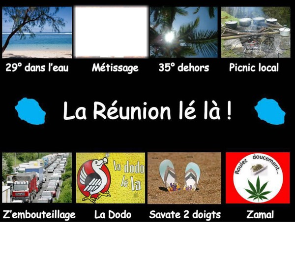 Ile de la Réunion (6) Fotomontaż