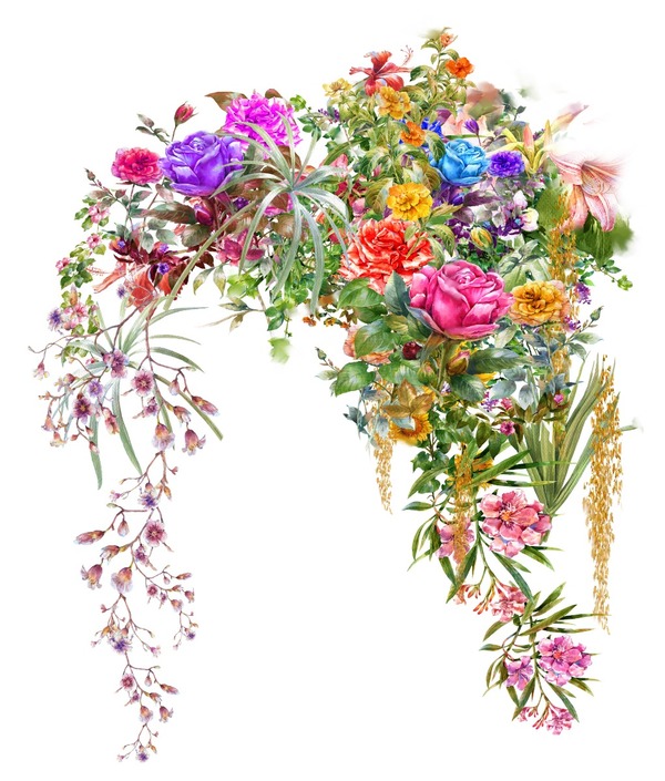 Beautiful flowers like you ! #1 Fotomontage