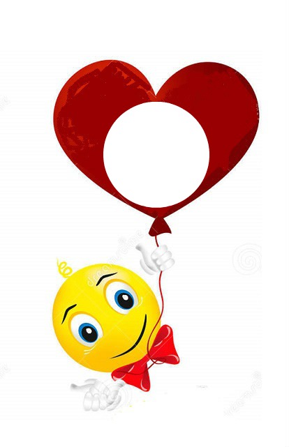 smiley love Photo frame effect