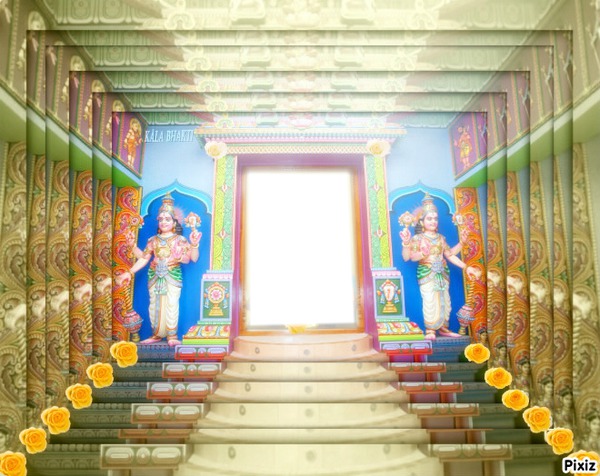 intérieur chambre Narasimha effet Relief Photo frame effect
