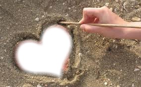 Amor hasta en la arena Фотомонтаж