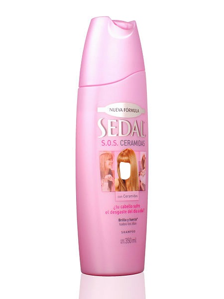 Sedal Pink Shampoo Fotomontáž