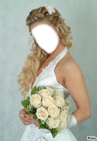 Une marié Fotomontāža