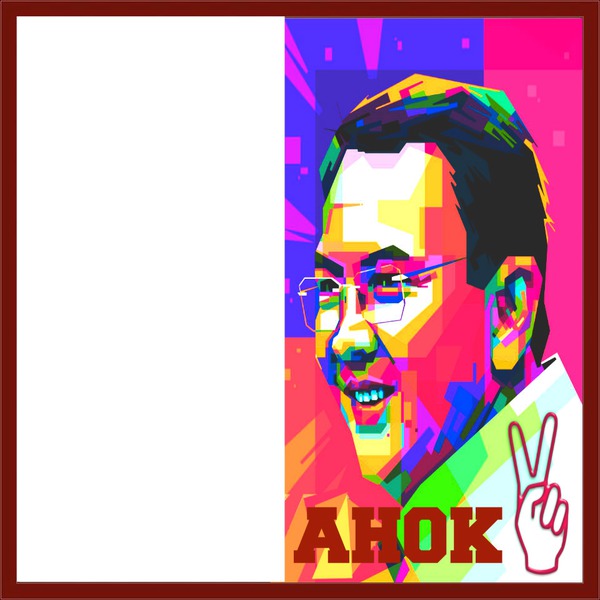 AHOK DJAROT Photomontage