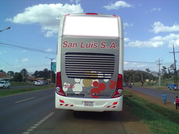 bus movil Photo frame effect