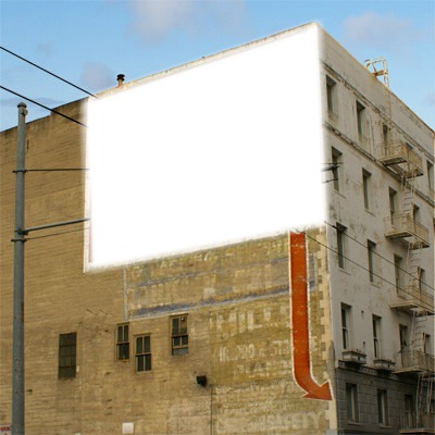 affiche immeuble 1 Fotomontagem