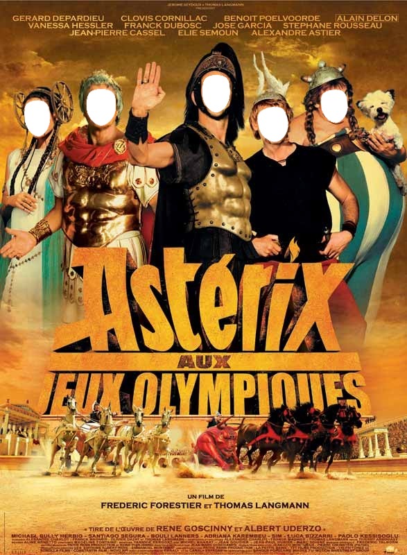 astérix aux jeux olympiques Fotomontāža
