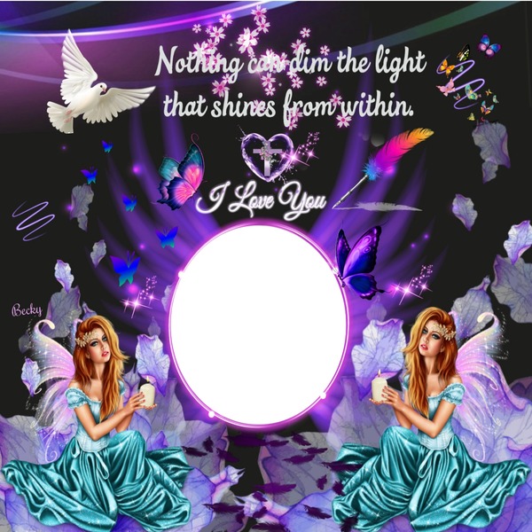 NOTHING CAN DIM THE LIGHT Montage photo