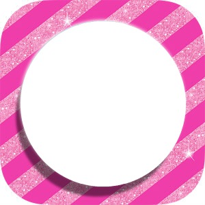 pink round Photo frame effect