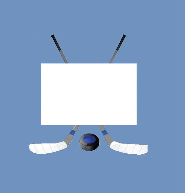 Eishockey Photo frame effect