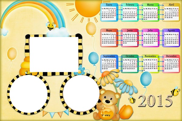 calendario 2015 Fotómontázs