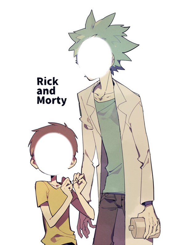 Rick and Morty Photomontage