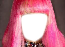 Moi avec les cheveux rose!! Fotomontasje