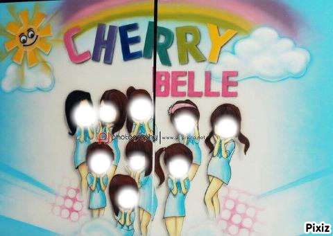 Cherrybelle Cartoon Photomontage
