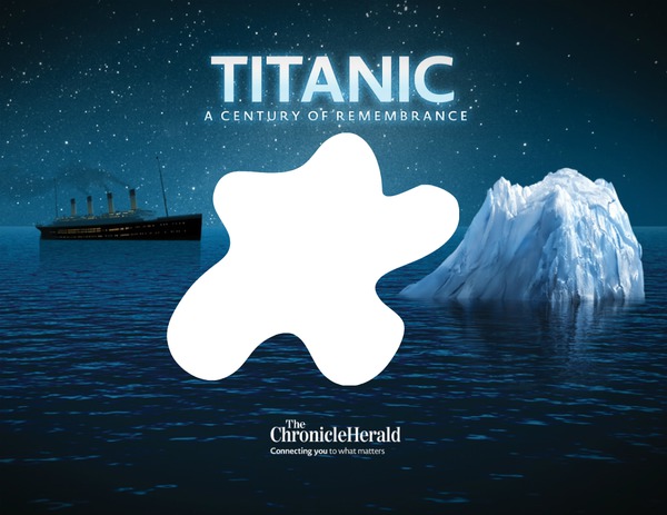 le pacquebot de reve le titanic Photomontage